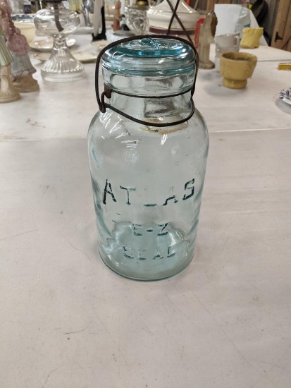 Blue Mason Jar