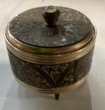 Vintage Trinket Music Box w/ Mirror