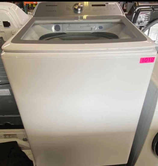 Samsung 5.0 cu. ft. High-Efficiency Top Load Washer in White