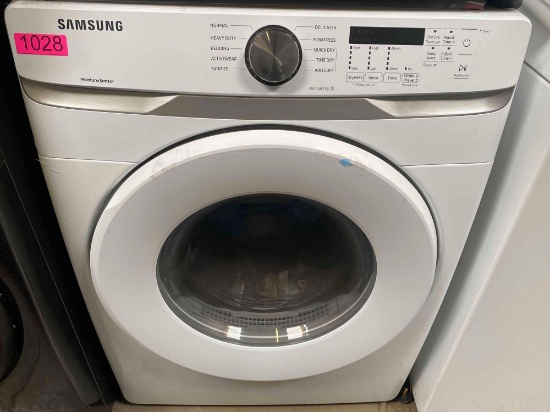 Samsung 7.5 cu. ft. 240-Volt White Electric Dryer with Sensor Drye