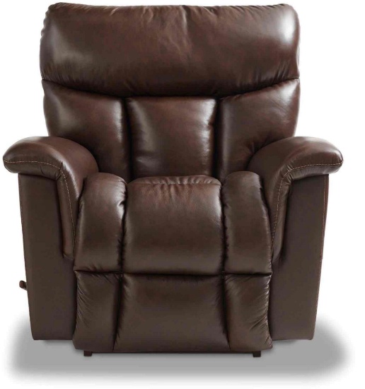 Mateo Chocolate Leather Reclina-Rocker... Recliner