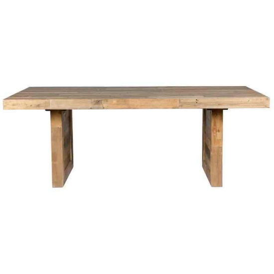 Frederickson 82'' Pine Solid Wood Dining Table