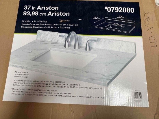 Ariston Natural marble sink top