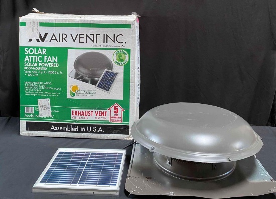 Air Vent Roof Mount Solar Attic Vent