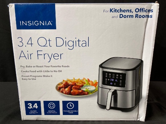 INSIGNIA 3.4 Qt Digital Air Fryer