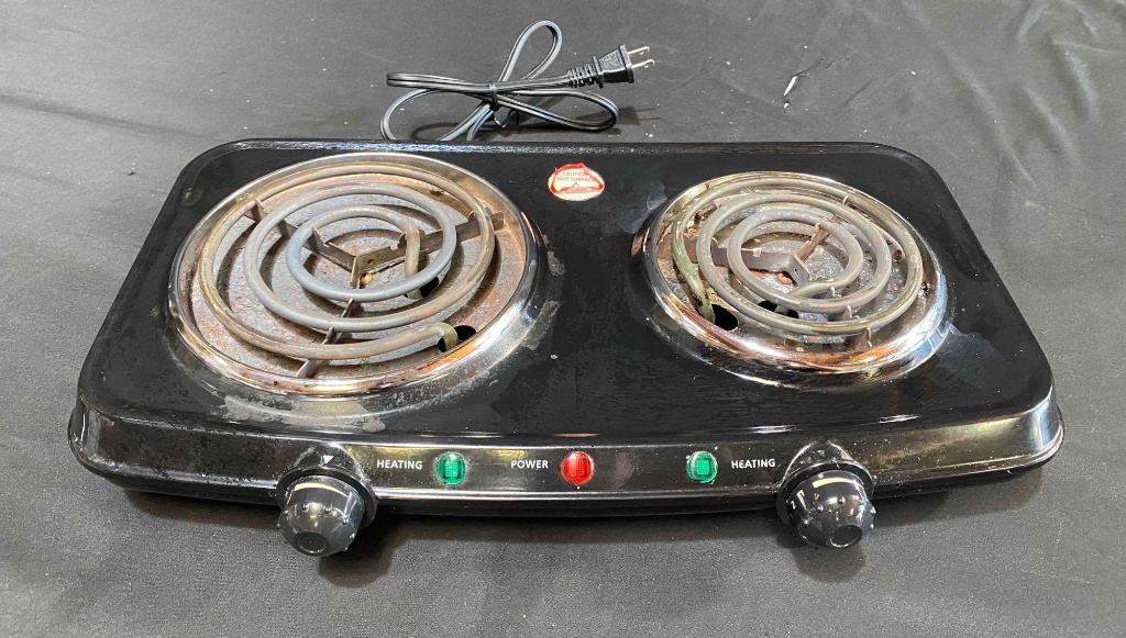 farberware double burner cooktop