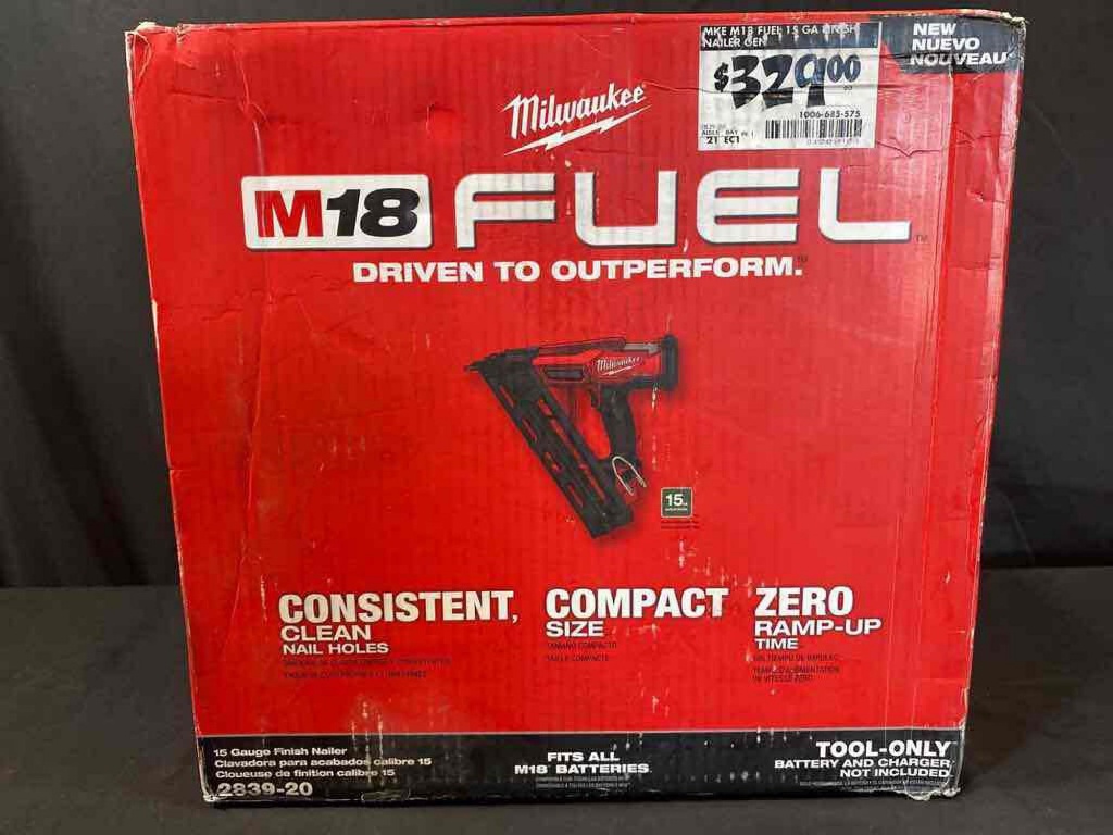 Milwaukee M18 FUEL DRIVEN TO OUTPERFORM | Heavy Construction Equipment  Light Equipment & Support Tools Power Tools Portable Power Tools | Online  Auctions | Proxibid