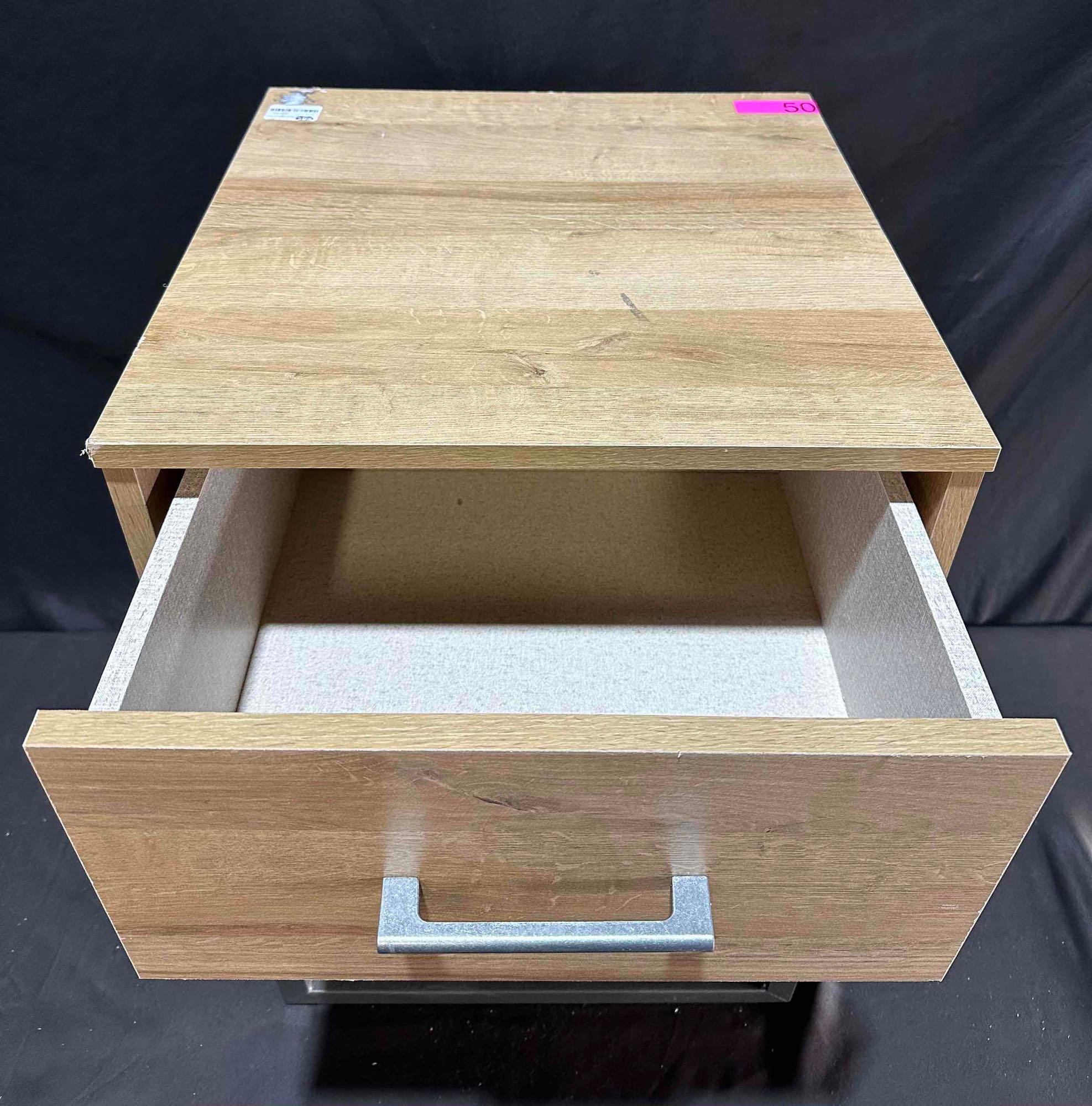 Room essentials 2024 mixed material nightstand