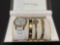 Anne Klein New York Gold-Tone / Silver-Tone & Ceramic Ladies Watch Set