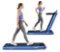 2 In 1 2.25 Hp Under Desk Electric Installation-Free Folding Treadmil With Bluetooth Speaker And Led