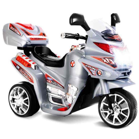 Bestoutdor 3 Wheels Kids Electric Ride On Motorcycle with Headlights