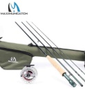 MaxCatch Fly Fishing Rod Combo with Flies