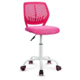 Costway Rose Adjustable Height Mid Back Task Chair with Armless