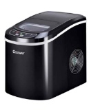 Mini Portable Compact Electric Ice Maker Machine-Black
