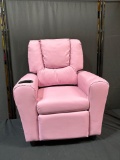 Pink Kids Reclinable Couch
