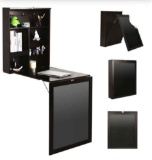 Costway Wall Mounted Table Fold Out Convertible Desk
