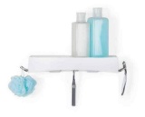 Clever Flip Shower Basket or Shelf White