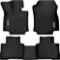 OEDRO Floor Mats for 2019-2023 Toyota RAV4 Hybrid Only, Unique Black TPE All-Weather Guard Full Set