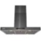AKDY Island Mount 36-in Convertible Black Stainless Steel Island Range Hood