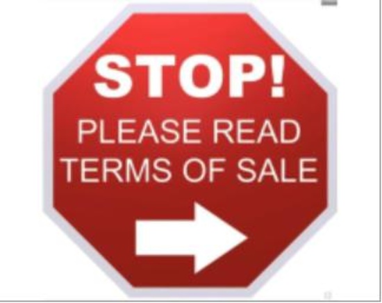 Basic Terms for Sale Please Refer to Term Tab for Full Terms