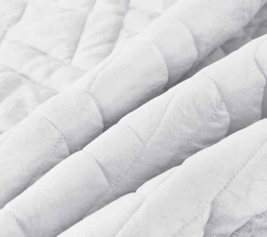 Quilt Set Queen Size White