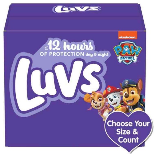 Luvs Paw Patrol Edition Diapers Size 3