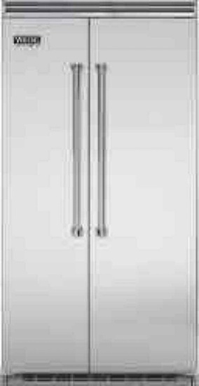 Viking 42 Inch, 25.32 Cu. Ft. Built-In Side by Side Refrigerator with Ice Maker