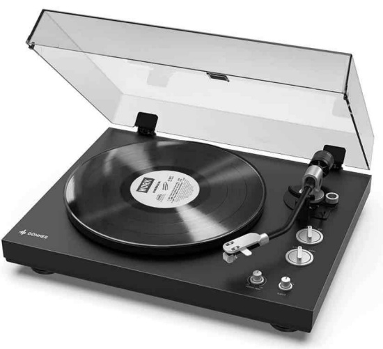 Donner Bluetooth Turntable(Analog & USB)