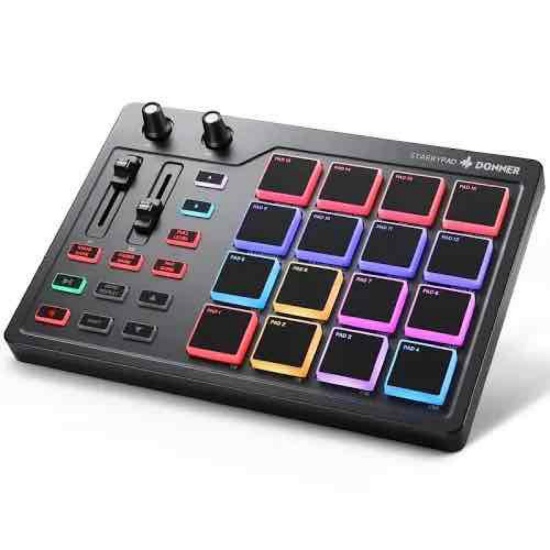 Donner MIDI Pad Beat Maker with 16 Beat