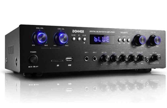 Donner Bluetooth 5.0 Stereo Audio Amplifier Receiver