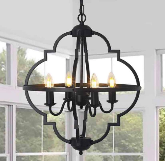 Black Farmhouse Chandelier