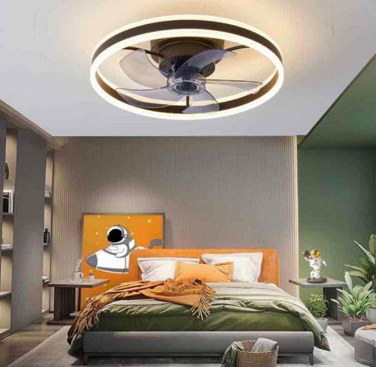 Monard Ceiling Fans with Lights, 19.7"
