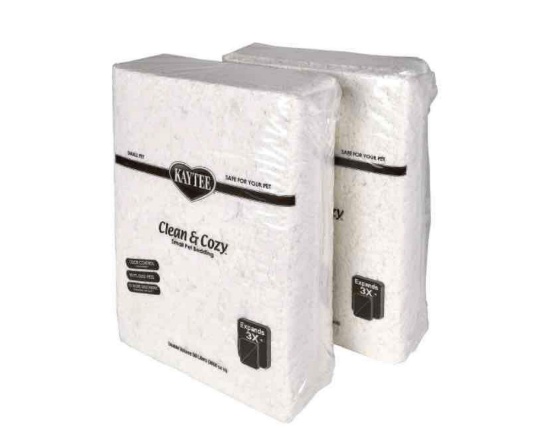 Kaytee Clean & Cozy White Bedding For Pet Guinea Pigs, Rabbits, Hamsters, Gerbils, and Chinchillas
