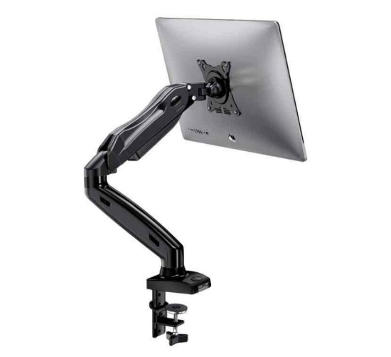 HUANUO Single Monitor Mount, Articulating Gas Spring Monitor Arm