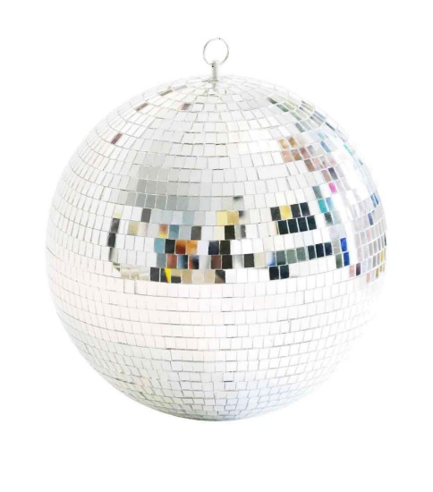 Youdepot Disco Ball Disco Ball Mirror 12 Inch Mirror Ball Hanging Disco Lighting Ball for DJ Club