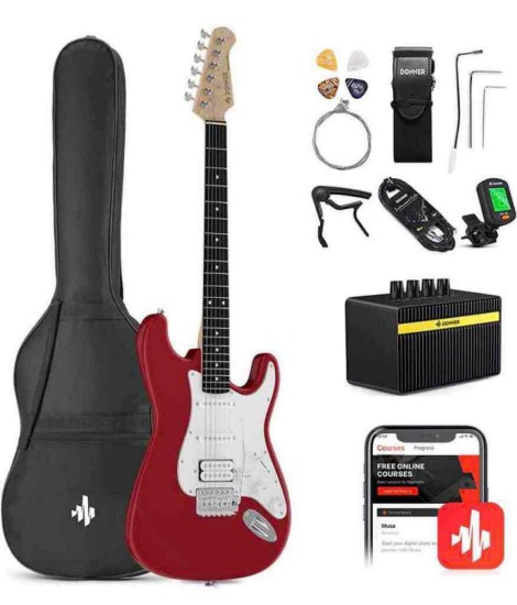 Donner 39 Inch Electric Guitar Beginner Kit