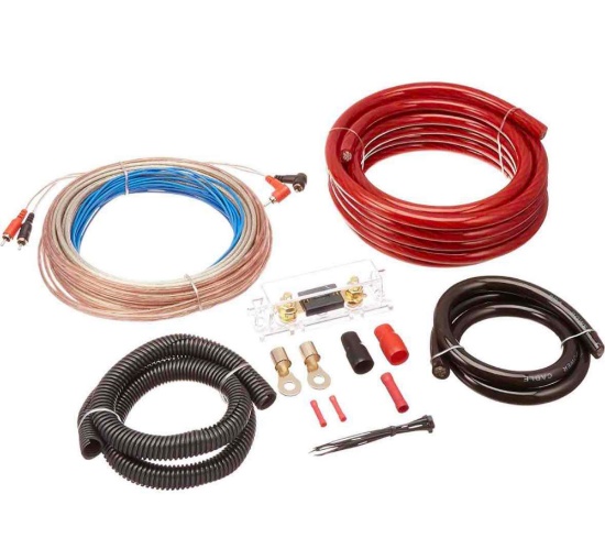 Mk Audio 0GK 2500 Watt 0 Gauge Amplifier Complete Hookup Installation Kit