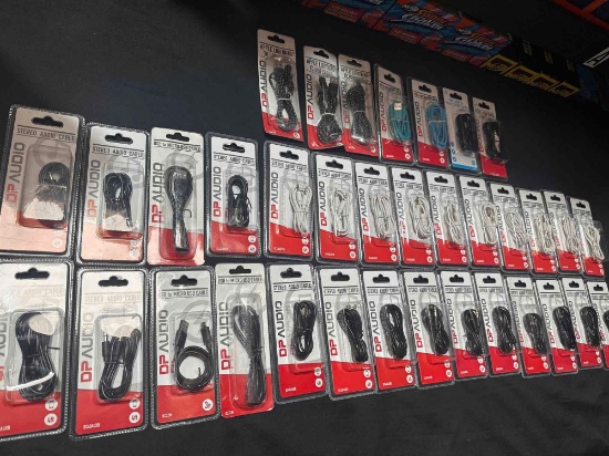 35 Stereo Audio Cable & USB Chargers