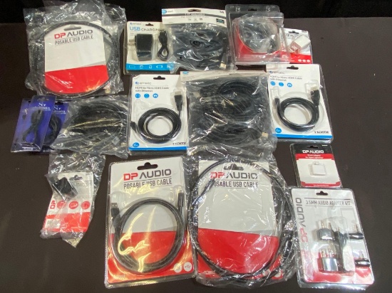 Lot Of Adapters & HDMI Cables