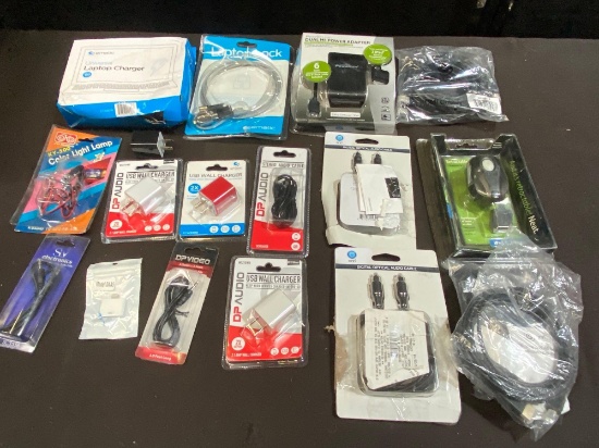 Lot Of Chargers, Adapters