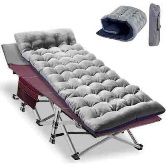 Portable Beds, Folding Home Guest Beds or Rest Cots for Adults, Office Nap Cot, Camp Cots