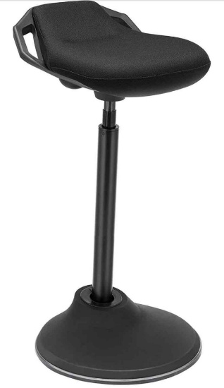 SONGMICS Standing Desk Chair, Adjustable Ergonomic Standing Stool, 23.6-33.3 Inches