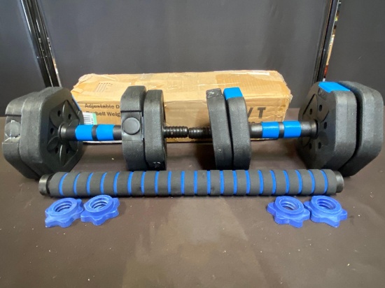 Adjustable Dumbbells Barbell Weights Set