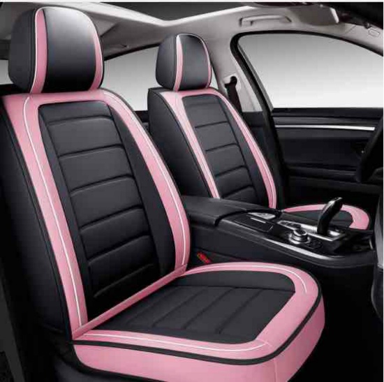BABYBLU Leather Car Seat Covers Full Set for Women?Men,Water Proof Synthetic Leather for Cars SUV