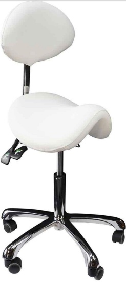 Rolling Stool with Back Support for Beauty