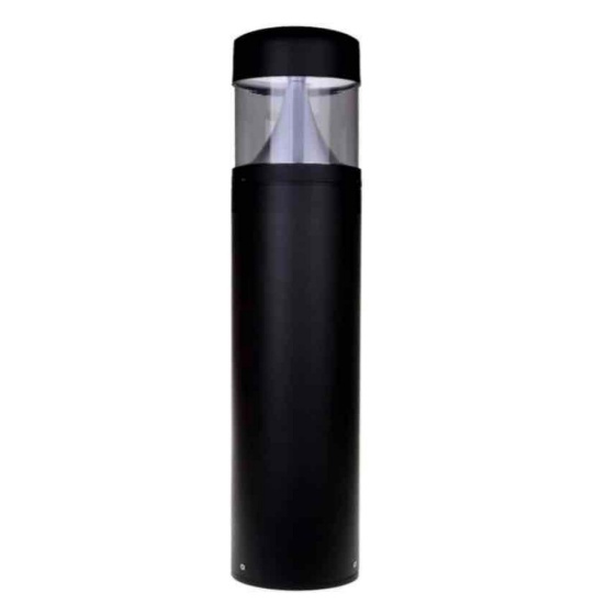 LED BOLLARD LIGHT 10W 25 INCH 5000K FLAT TOP
