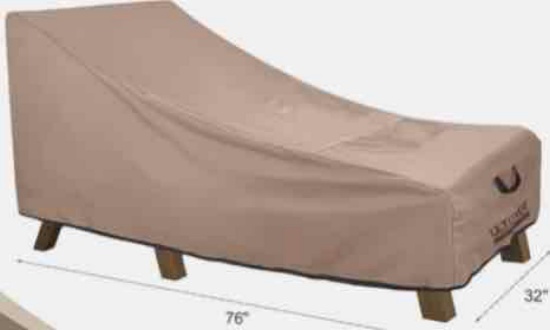 2 ULTCOVER Waterproof Patio Lounge Chair Cover Heavy Duty Outdoor Chaise Lounge Covers