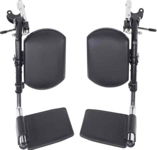 Wheelchair Elevating Legrests with Padded Calf Pads 1 Pair