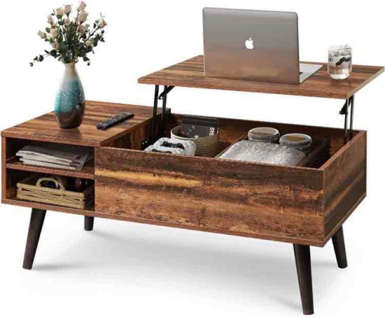 Wood Lift Coffee Table / PL