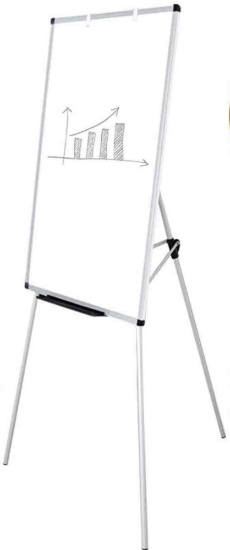 VIZ-PRO Magnetic Whiteboard Easel